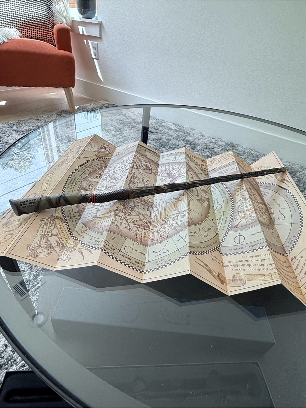 Harry Potter Ollivanders wand with case